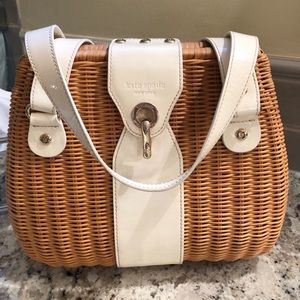 TIMELESS Kate Spade wicker handbag